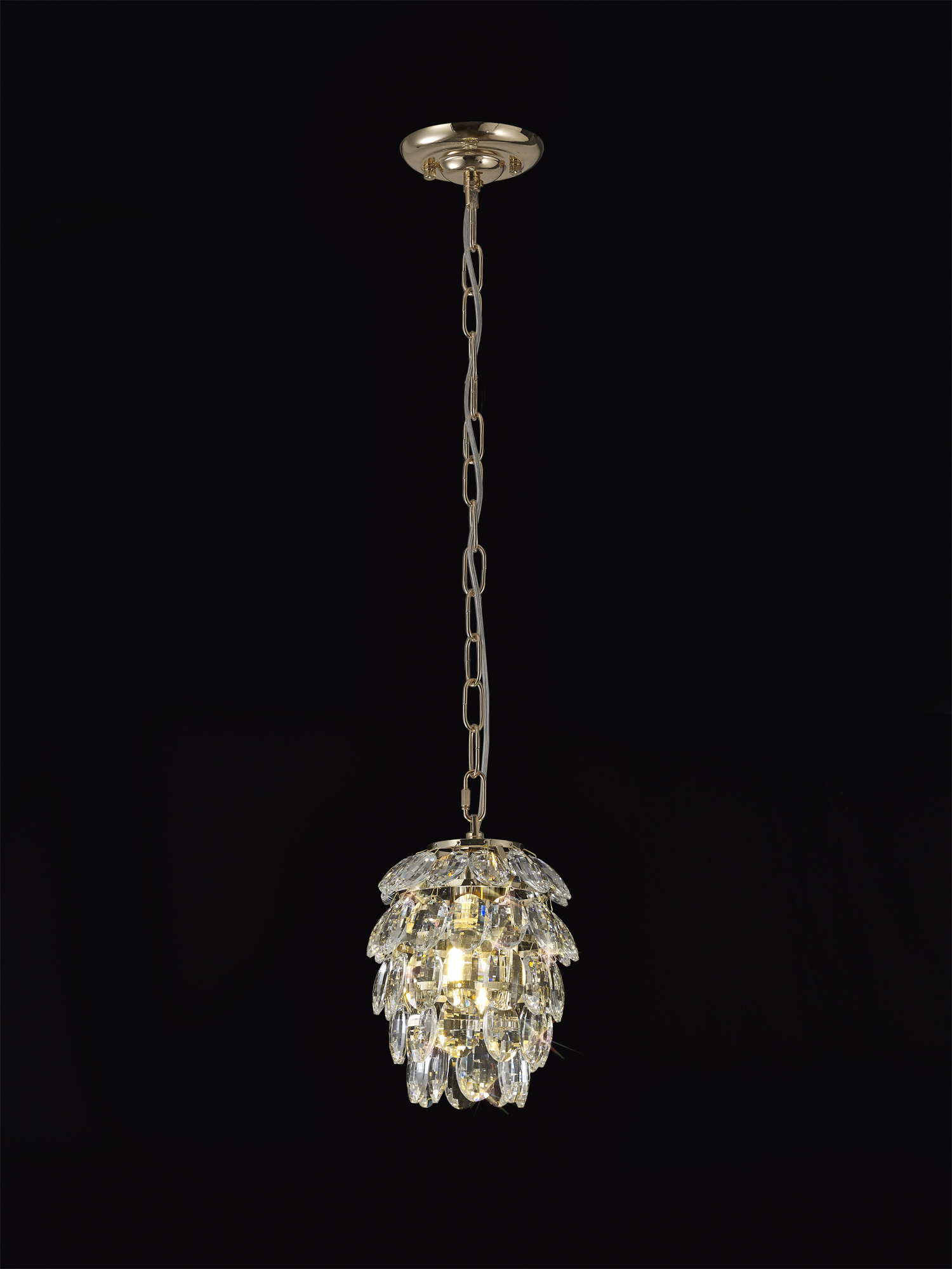 IL32839  Coniston Pendant 1 Light French Gold